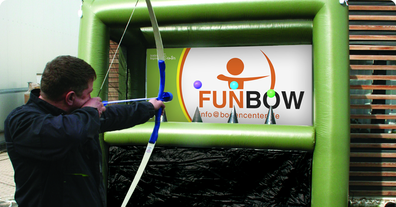Fun Bow - Aufblasbarer Bogenschießstand