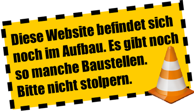 Outdoor Bereich im Aufbau